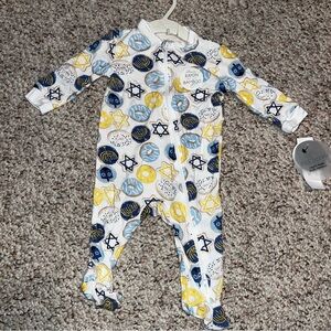 Milkberry Bamboo NWT Hanukkah Onesie